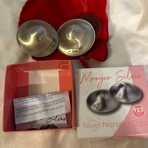 Silver nursing cups